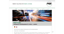 Desktop Screenshot of msr-traffic.de