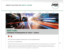 Tablet Screenshot of msr-traffic.de
